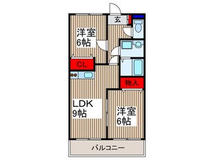 コニファーガーデン所沢の物件間取画像